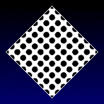 Figure 22: Black halftone dots are usually at a 45-degree angle.